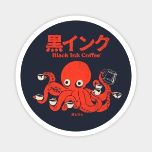 Black Ink Coffee Magnet